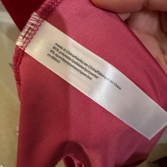 Eloquii maxi v neck hot pink velvet dress. Size 20. - Picture 5 of 7